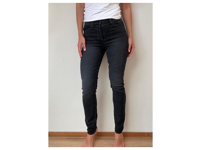 Autre Marque Jeans negros de algodón Cotton Citizen - vista 4