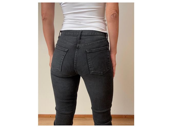 Autre Marque Jeans negros de algodón Cotton Citizen - vista 5