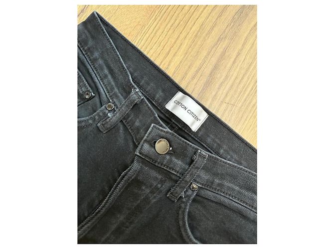 Autre Marque Jeans negros de algodón Cotton Citizen - vista 7