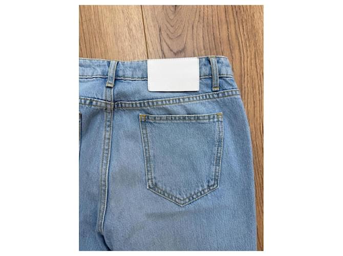 Jeans Msgm Azul Claro Algodão - vista 11
