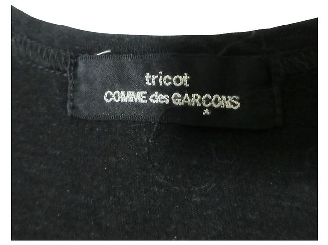 Camiseta de manga corta de mezcla de lino COMME des GARCONS Negro - vista 3