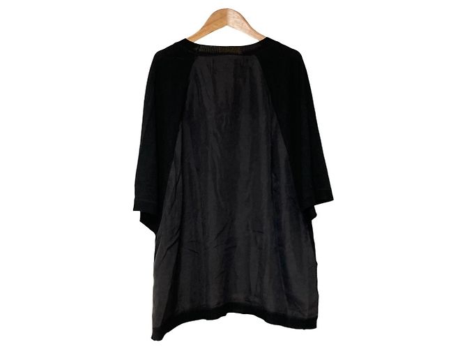 Autre Marque Top de punto de lana y seda BY MALENE BIRGER Negro - vista 3