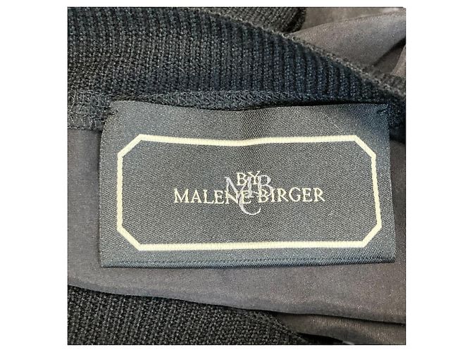 Autre Marque Top de punto de lana y seda BY MALENE BIRGER Negro - vista 4