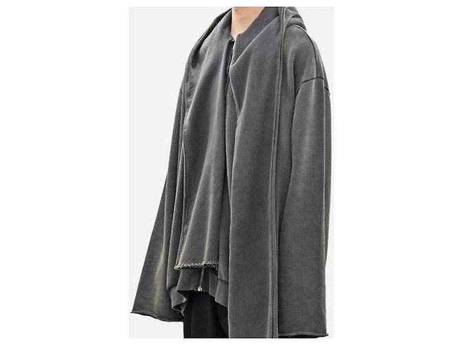 Autre Marque Camiel Fortgens SUDADERA CON CAPUCHA DE BUFANDA Sudadera de Algodón Negro - vista 3