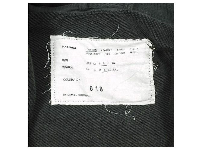 Autre Marque Camiel Fortgens SUDADERA CON CAPUCHA DE BUFANDA Sudadera de Algodón Negro - vista 5