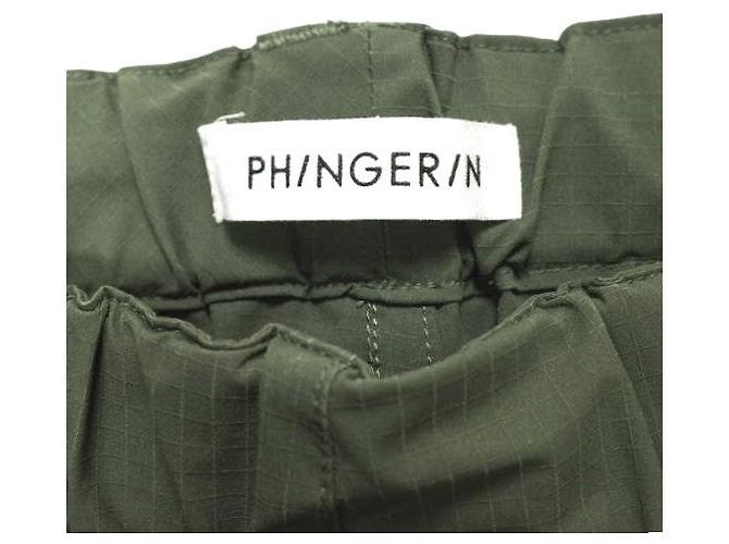 Autre Marque PHINGERIN TASCHENSHORTS Shorts aus Polyester Grün Olivgrün - Ansicht 3