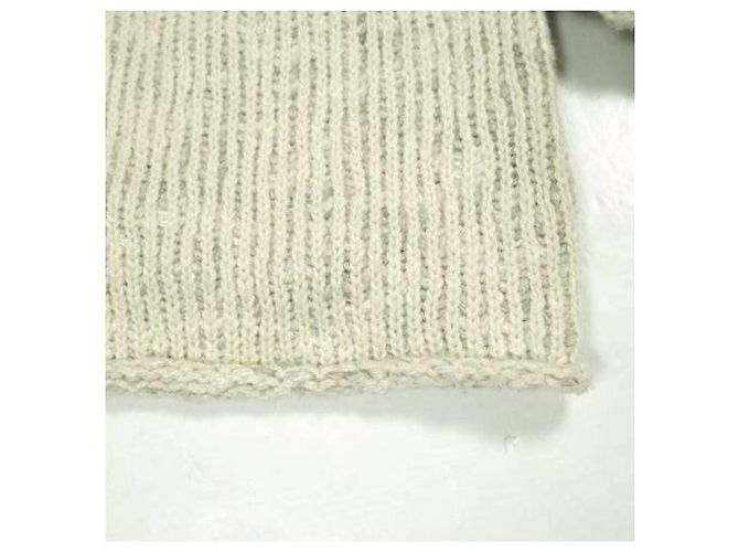 Autre Marque RBS Ray BEAMS Strickware mit Bootsausschnitt aus Slub-Mix Beige - Ansicht 5