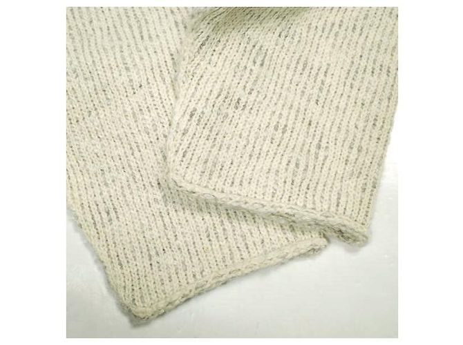 Autre Marque RBS Ray BEAMS Strickware mit Bootsausschnitt aus Slub-Mix Beige - Ansicht 6