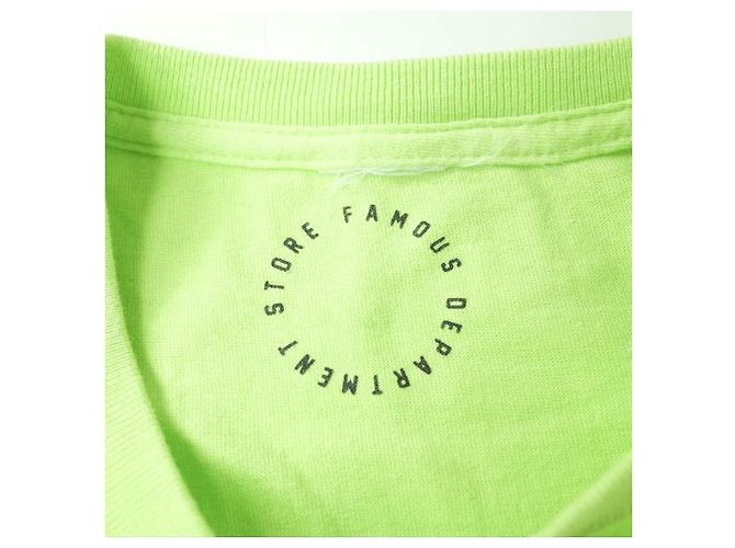 Autre Marque Camiseta de algodón FAMOUS DEPARTMENT STORE Verde - vista 3