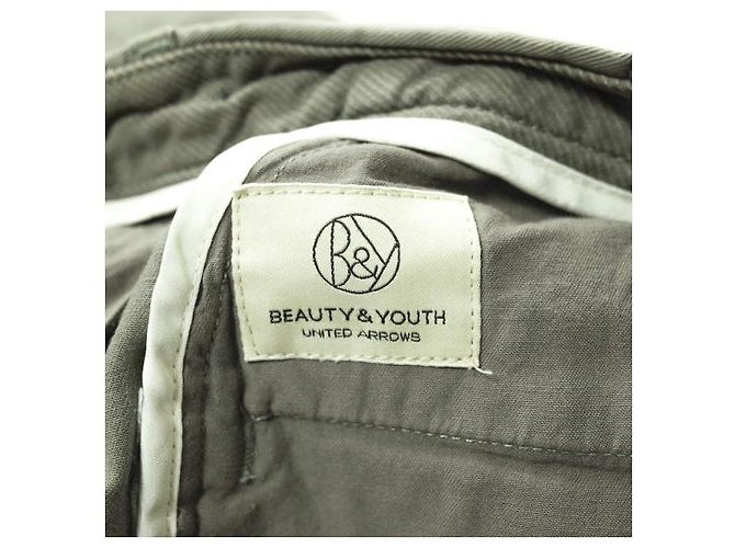 Autre Marque BEAUTY&YOUTH UNITED ARROWS Cotton Twill Stretch Shorts Grey Khaki - view 7