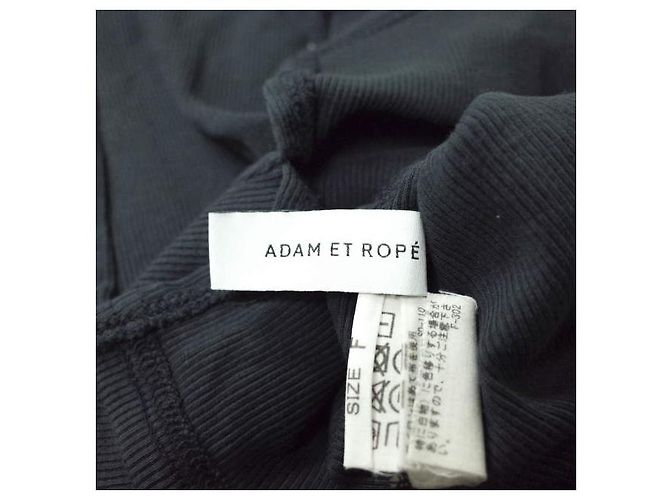 Autre Marque Camiseta de algodão com decote em V e canelada ADAM ET ROPE Azul Azul marinho - vista 6