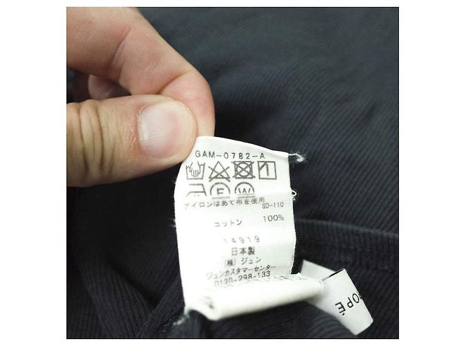 Autre Marque Camiseta de algodão com decote em V e canelada ADAM ET ROPE Azul Azul marinho - vista 7