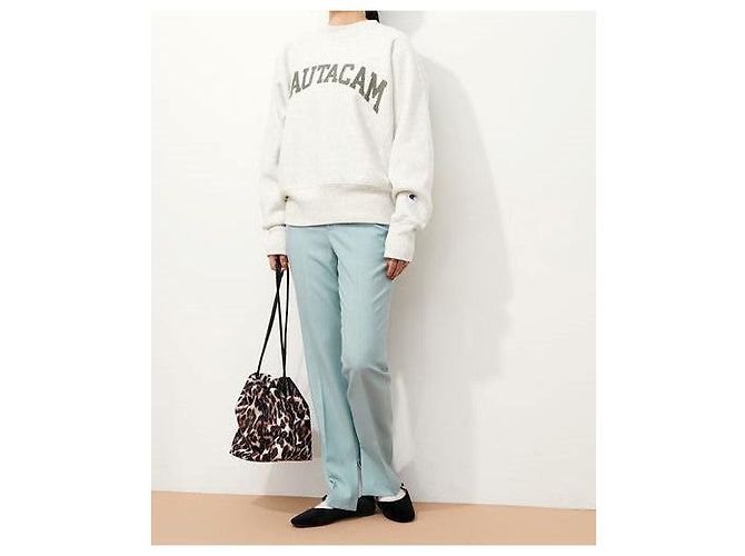 Autre Marque ADAM ET ROPE Woll-Schlaghose Blau - Ansicht 9
