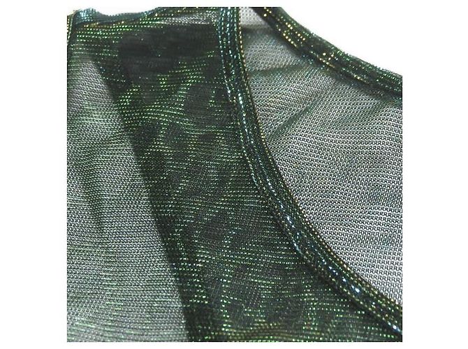 Autre Marque Vestido de algodón Mixed Media abacaxi Verde - vista 5