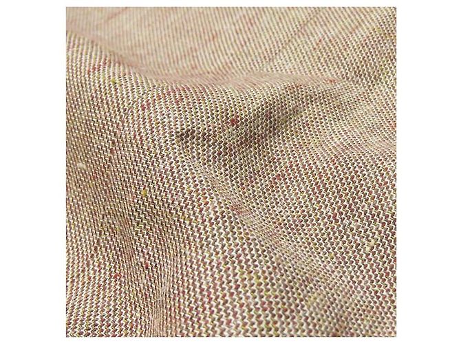 Autre Marque Falda de lino, lana y seda Drawer Beige - vista 7
