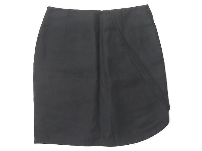 Autre Marque Falda de lino 3.1 Phillip Lim Negro - vista 2