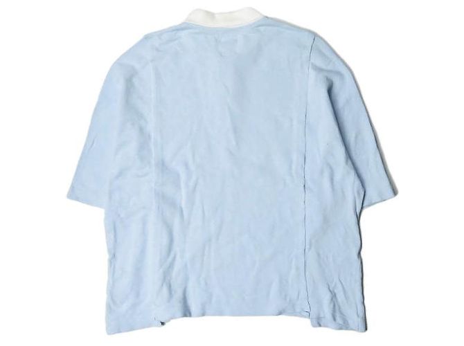 Autre Marque Polo in cotone piqué a maniche corte Blu - vista 2