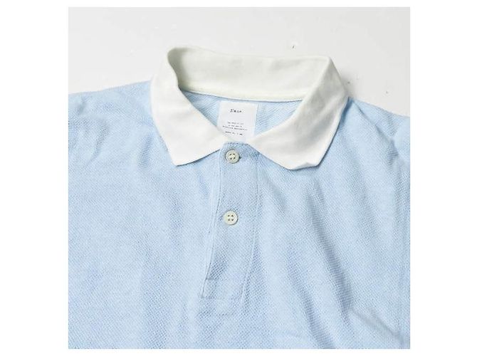 Autre Marque Polo in cotone piqué a maniche corte Blu - vista 5