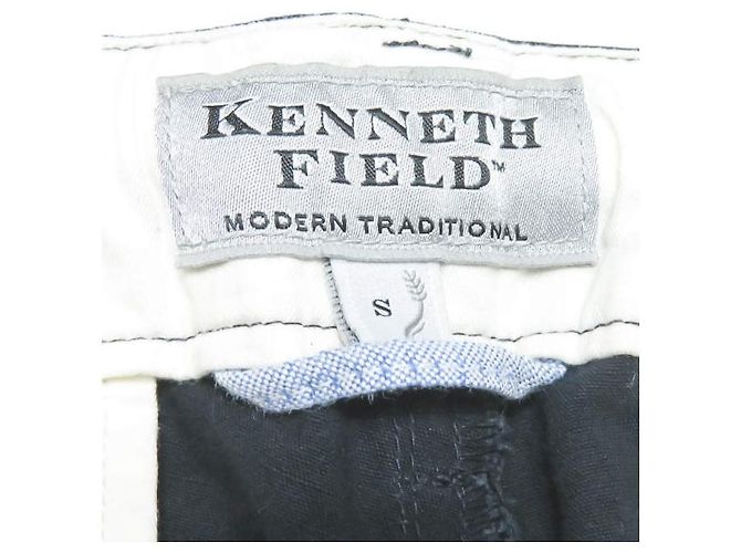 Autre Marque Pantaloni Kenneth Field Ceremony in cotone ripstop Blu Blu navy - vista 3
