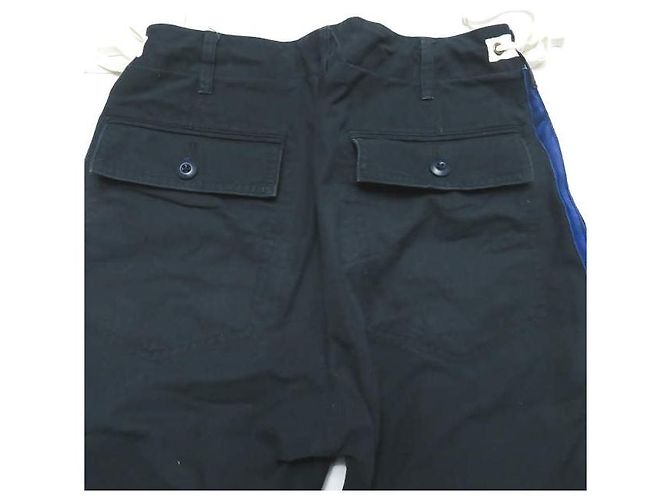 Autre Marque Pantaloni Kenneth Field Ceremony in cotone ripstop Blu Blu navy - vista 7
