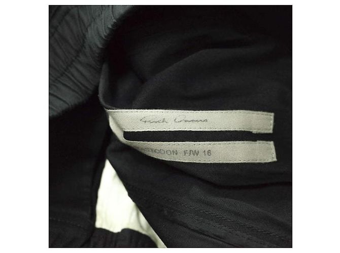 Pantalones cortos de algodón Rick Owens Negro - vista 7
