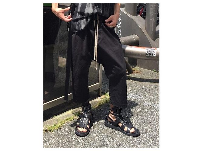 Pantalones cortos de algodón Rick Owens Negro - vista 9