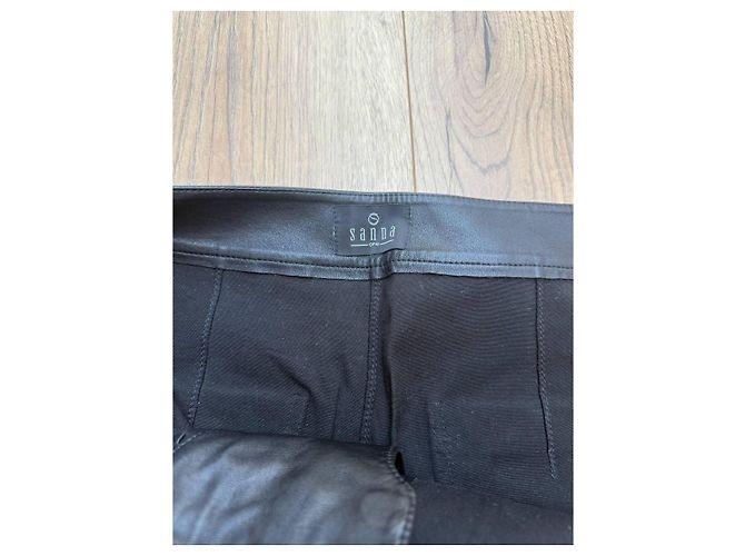 Autre Marque Leggings de cuero Sanna Negro - vista 7
