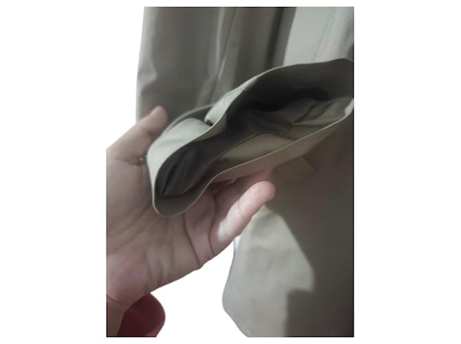 Impermeable Burberry Brit beige de algodón - vista 11