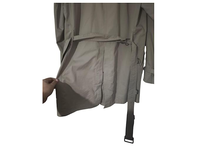 Impermeable Burberry Brit beige de algodón - vista 13