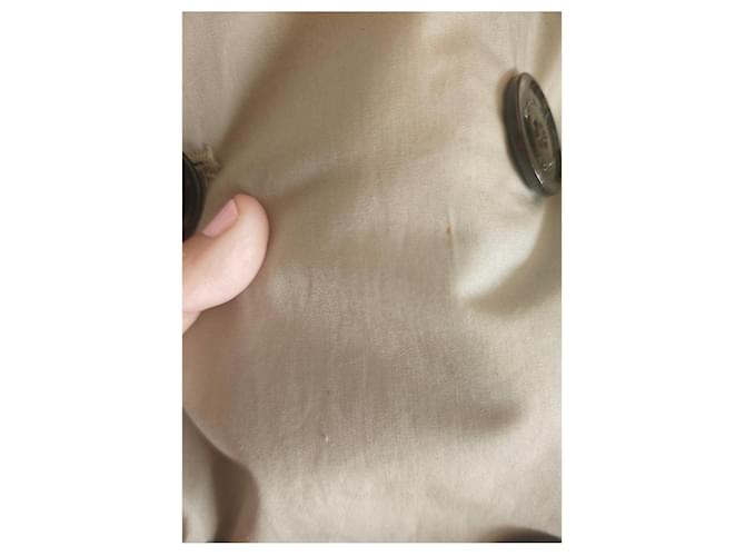Impermeable Burberry Brit beige de algodón - vista 17