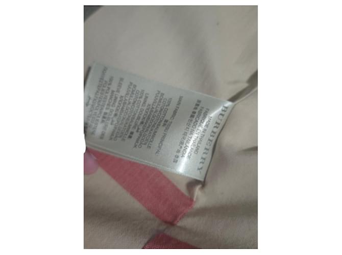 Impermeable Burberry Brit beige de algodón - vista 3
