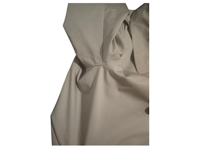 Impermeable Burberry Brit beige de algodón - vista 6