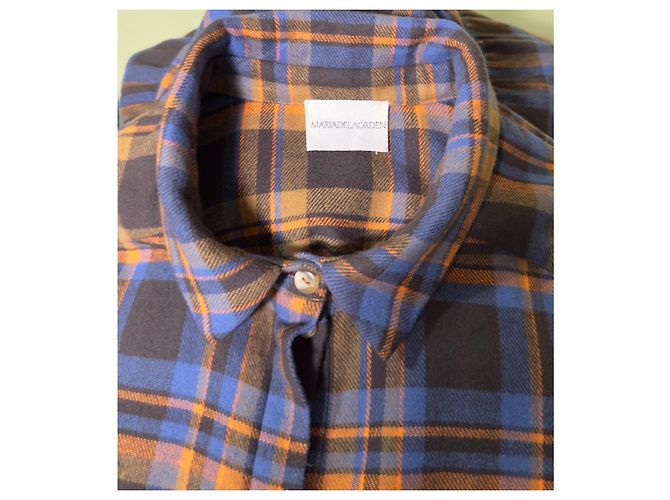 Autre Marque Vestido de algodón tartan Maria de la Orden Multicolor - vista 6