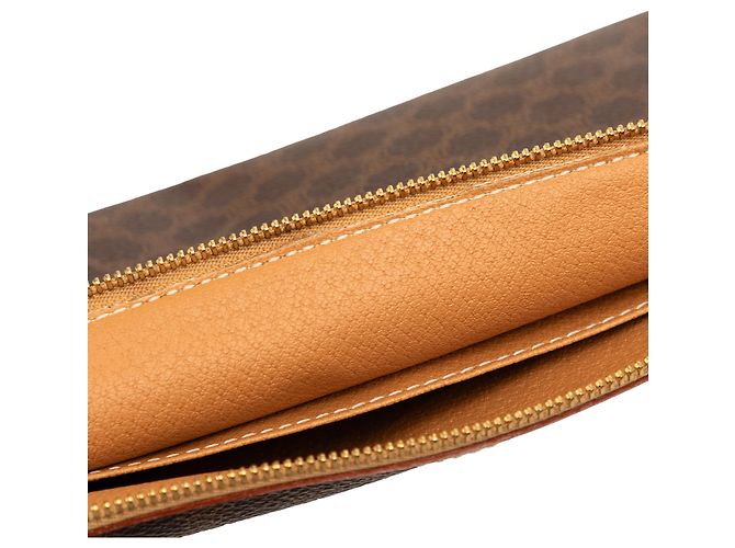 Céline Clutch de lona recubierta Macadam marrón Celine Castaño - vista 6