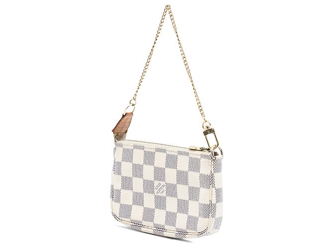 Mini Pochette Accessoires Damier Azur Bianco Louis Vuitton - vista 2