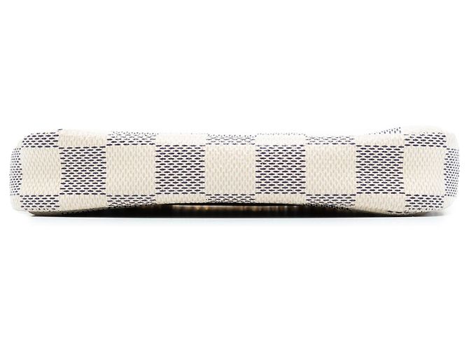 Mini Pochette Accessoires Damier Azur Bianco Louis Vuitton - vista 3