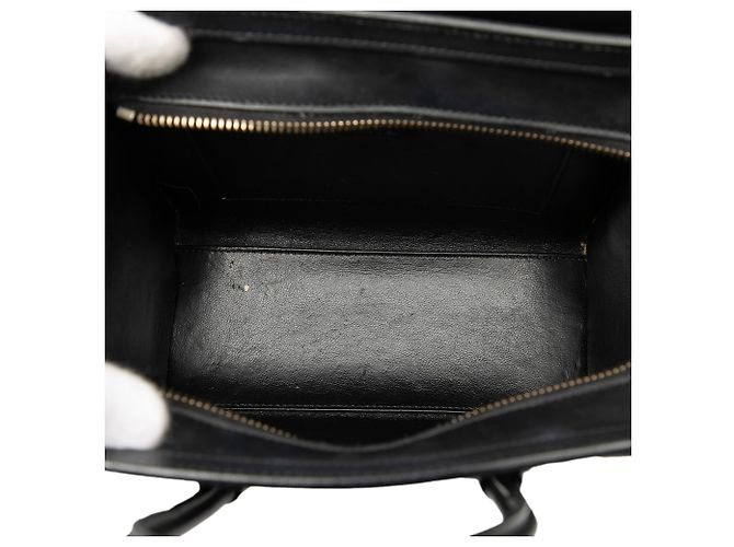 Luggage Céline Celine Blau Nano Tricolor Filztasche - Ansicht 4
