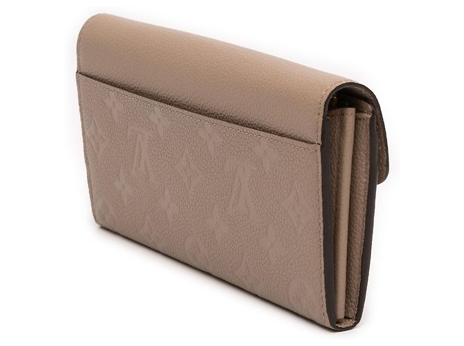 Louis Vuitton Beige Monogram Empreinte Sarah Wallet - view 2