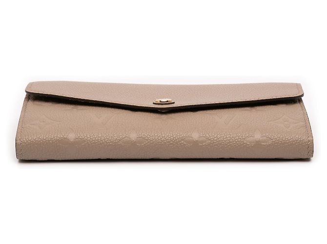 Louis Vuitton Beige Monogram Empreinte Sarah Wallet - view 3