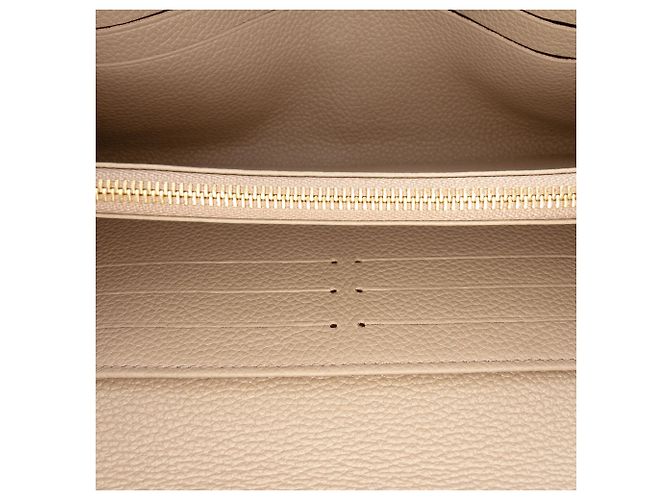 Louis Vuitton Beige Monogram Empreinte Sarah Wallet - view 4
