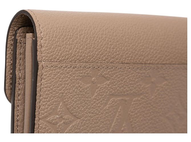 Louis Vuitton Beige Monogram Empreinte Sarah Wallet - view 9