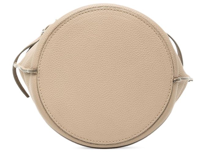 Céline Borsa grande a secchiello in pelle Nano beige di Celine - vista 3