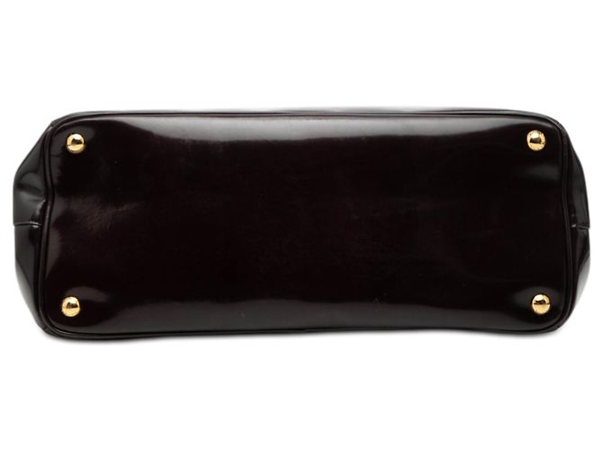 Bolsa Galleria Double Zip em spazzolato roxo médio da Prada - vista 3