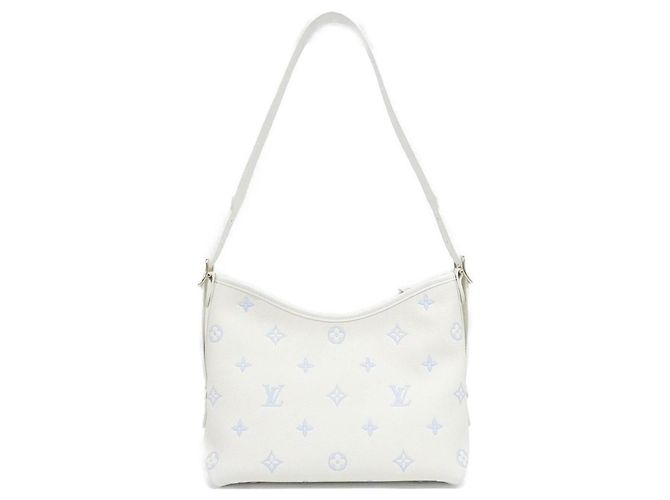 Carryall Schultertasche Monogram Empreinte Bicolor von Louis Vuitton Weiß Blau - Ansicht 2