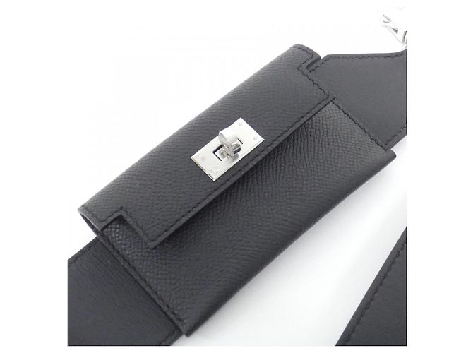 Kelly Pocket Strap von Hermès Schwarz - Ansicht 5