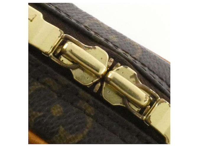 Borsa a Spalla Louis Vuitton Monogram Pochette Gange M51870 Marrone - vista 7