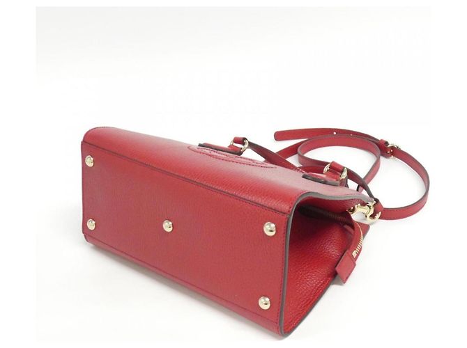 Bolsa Gucci SOHO em couro vermelho - vista 3
