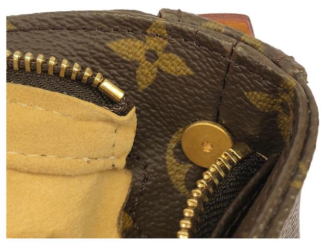 Borsa a Spalla Louis Vuitton Monogram Looping GM M51145 Marrone - vista 7