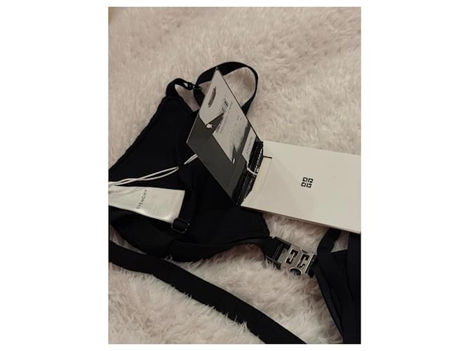 Givenchy Schwarzes Strickbikini mit Logo - Ansicht 5
