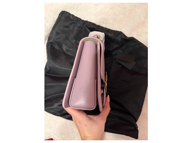 Pinko Umhängetasche aus Lavendel-Leder - Ansicht 6